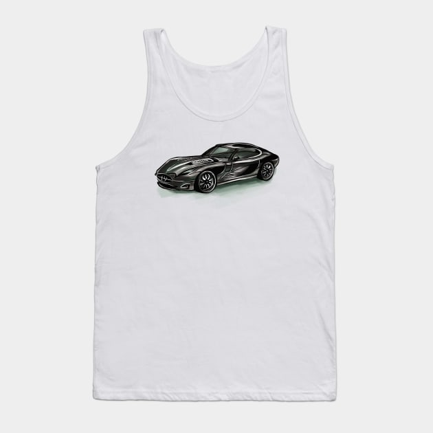 Luxury Car Tank Top by Svetlana Pelin